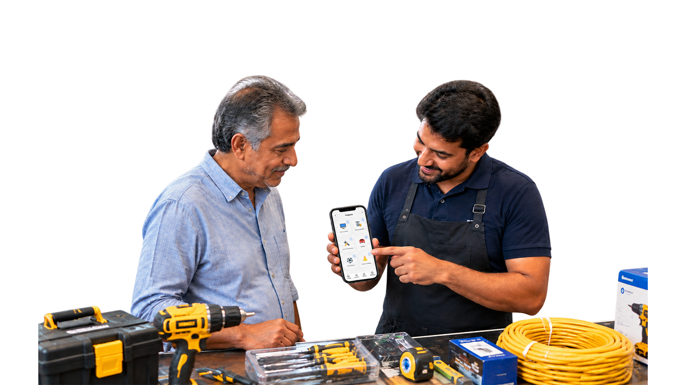 Heavy-duty power tools and service registration